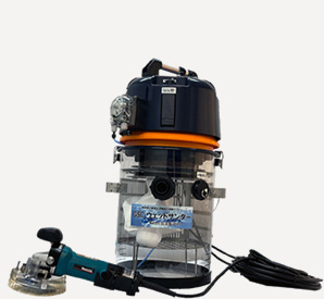 携帯型水循環式湿潤吸引電動サンダーGSCウェットサンダー